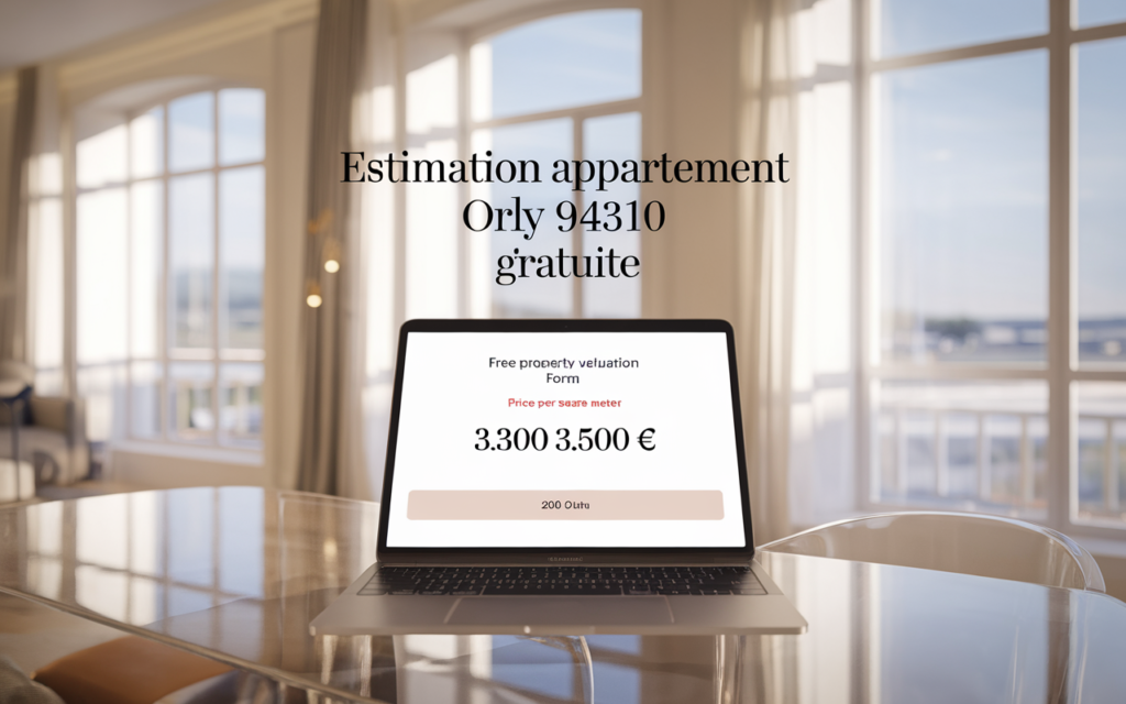 Simulation d'estimation immobilière gratuite pour un appartement à Orly 94310