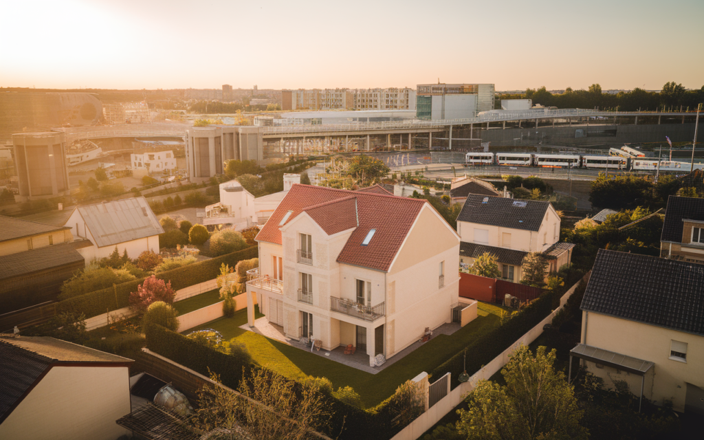 Interface d'estimation immobilière en ligne pour un bien situé à Orly