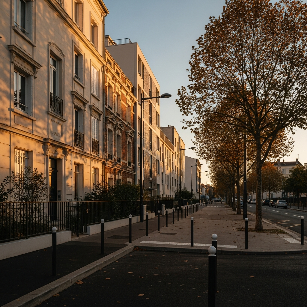 Écoliers dans le quartier Parc de la Cloche à Orly pendant une journée scolaire