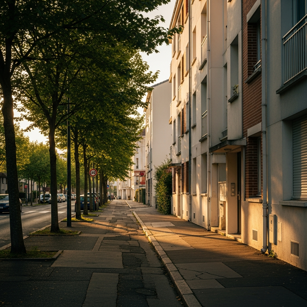 Graphique illustrant le prix moyen au mètre carré sur l’Avenue de l’Aérodrome à Orly