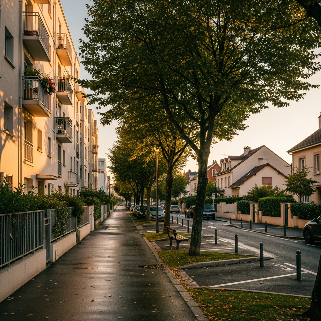 Estimation du prix au mètre carré dans la rue du Commerce à Orly