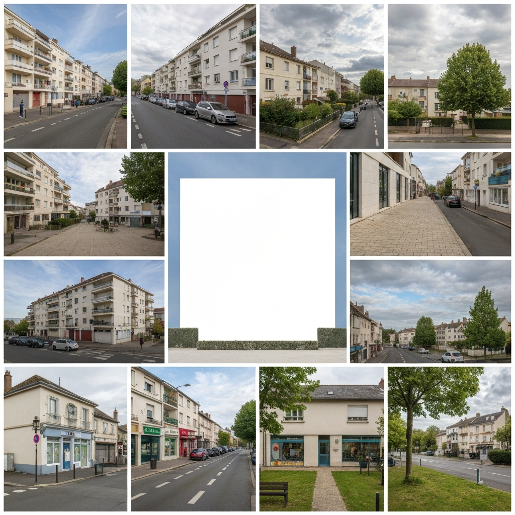 Vue panoramique des quartiers Pierre au Prêtre et Aviateurs à Orly, idéaux pour l'investissement immobilier.