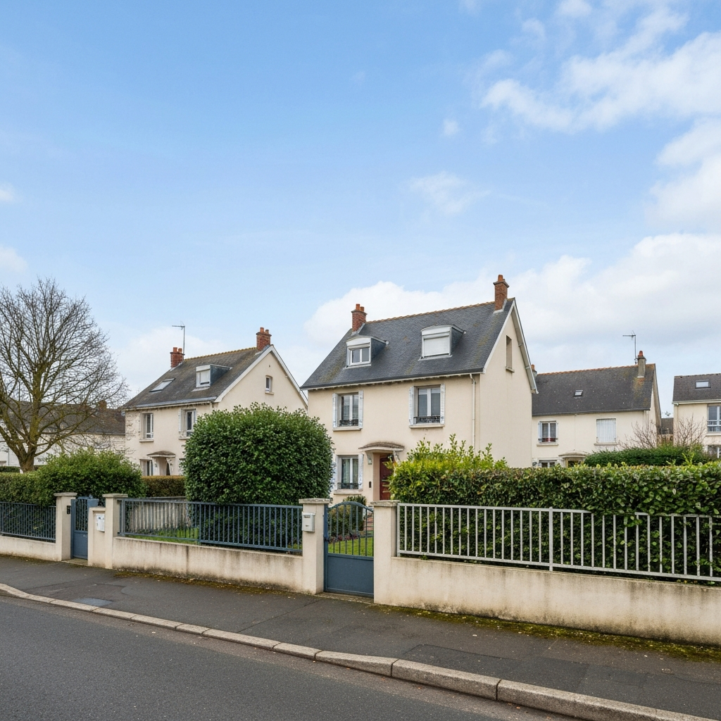 Vue d'une maison typique dans le quartier Grignon à Orly pour une estimation immobilière