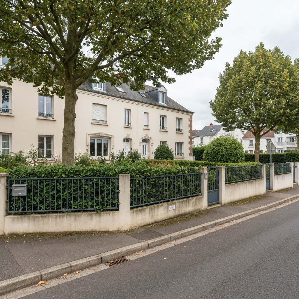 Vue d'une maison dans le quartier Les Sentiers à Orly pour estimation