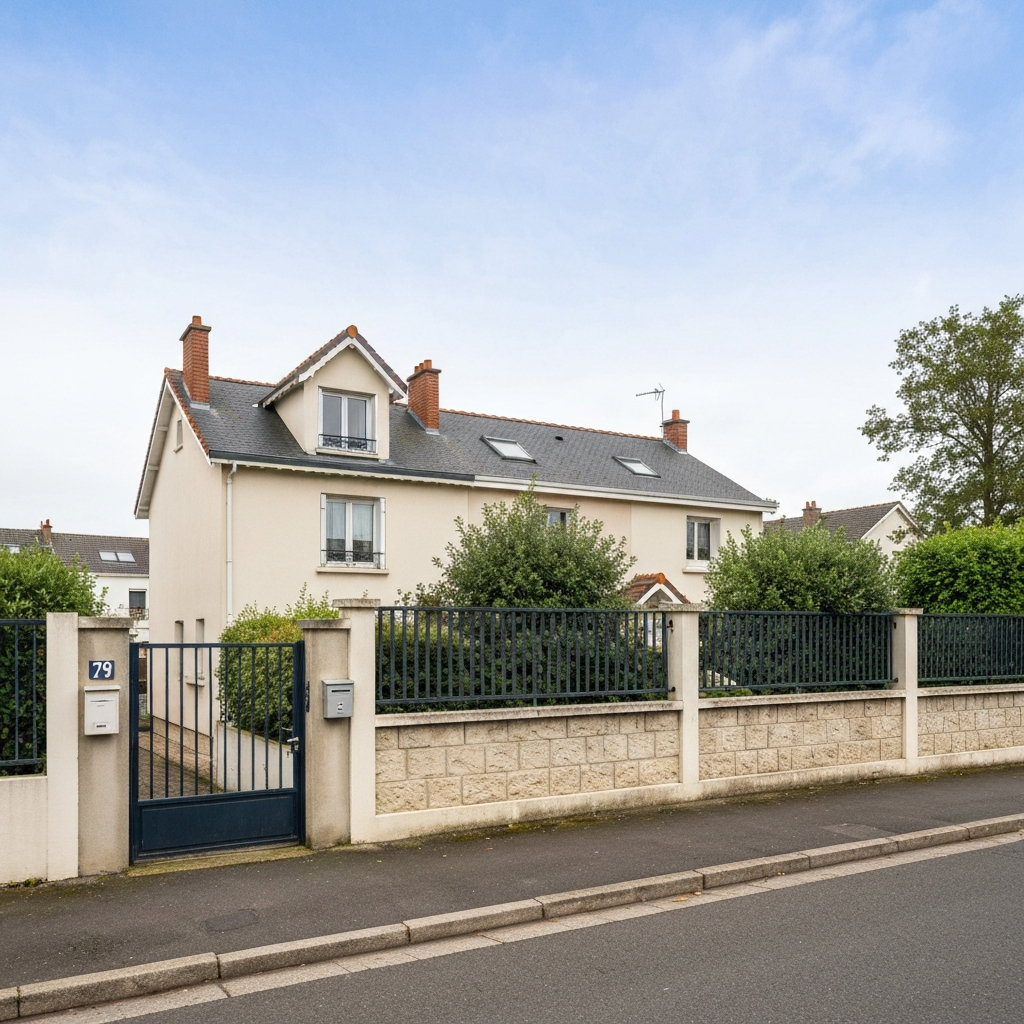 Photo d'une maison située sur la rue Jean Jaurès à Orly, utilisée pour une estimation immobilière