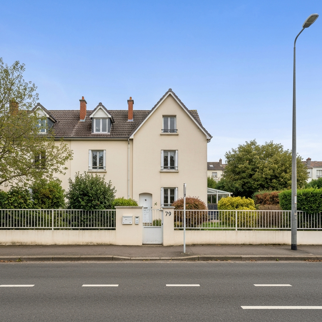 Image d'une maison située rue Parmentier à Orly pour une estimation immobilière